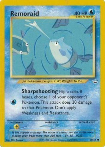 Remoraid 2001 Pokemon Neo Revelation