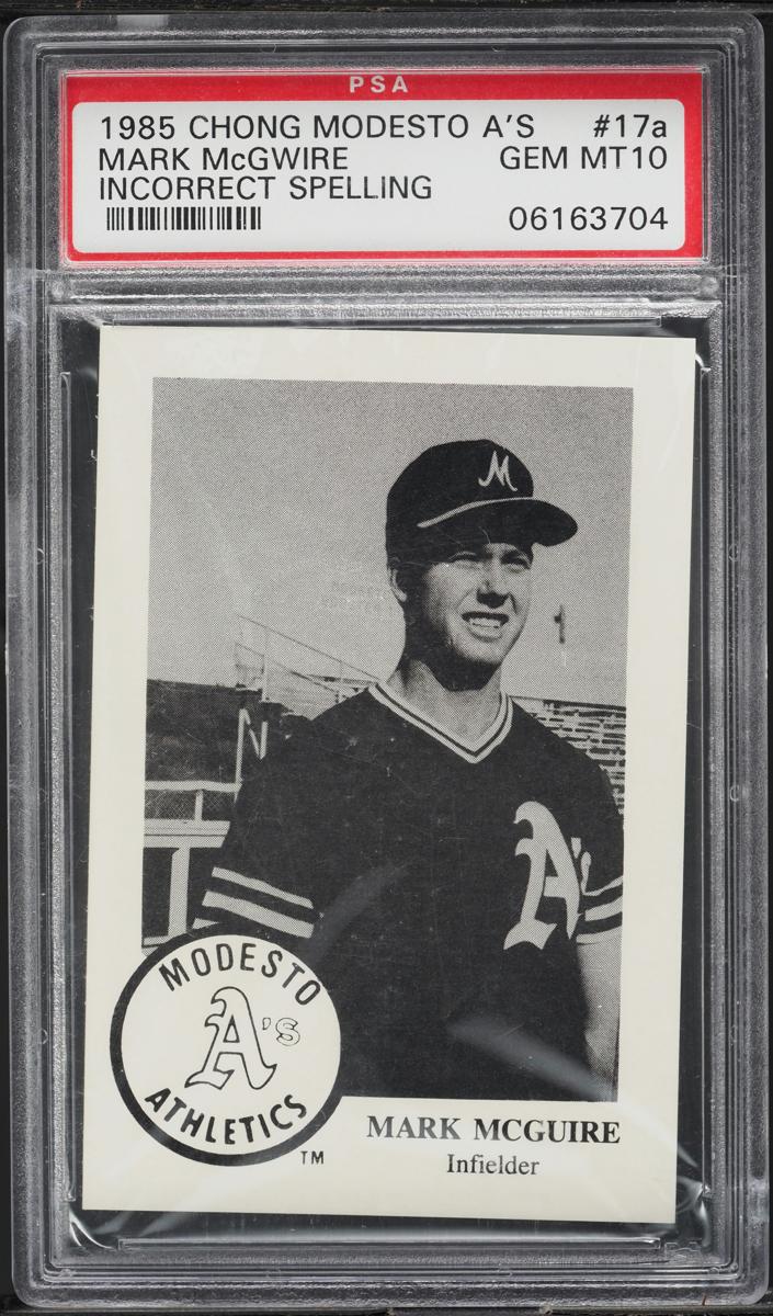 1985 Mark McGwire [Incorrect Spelling] #17