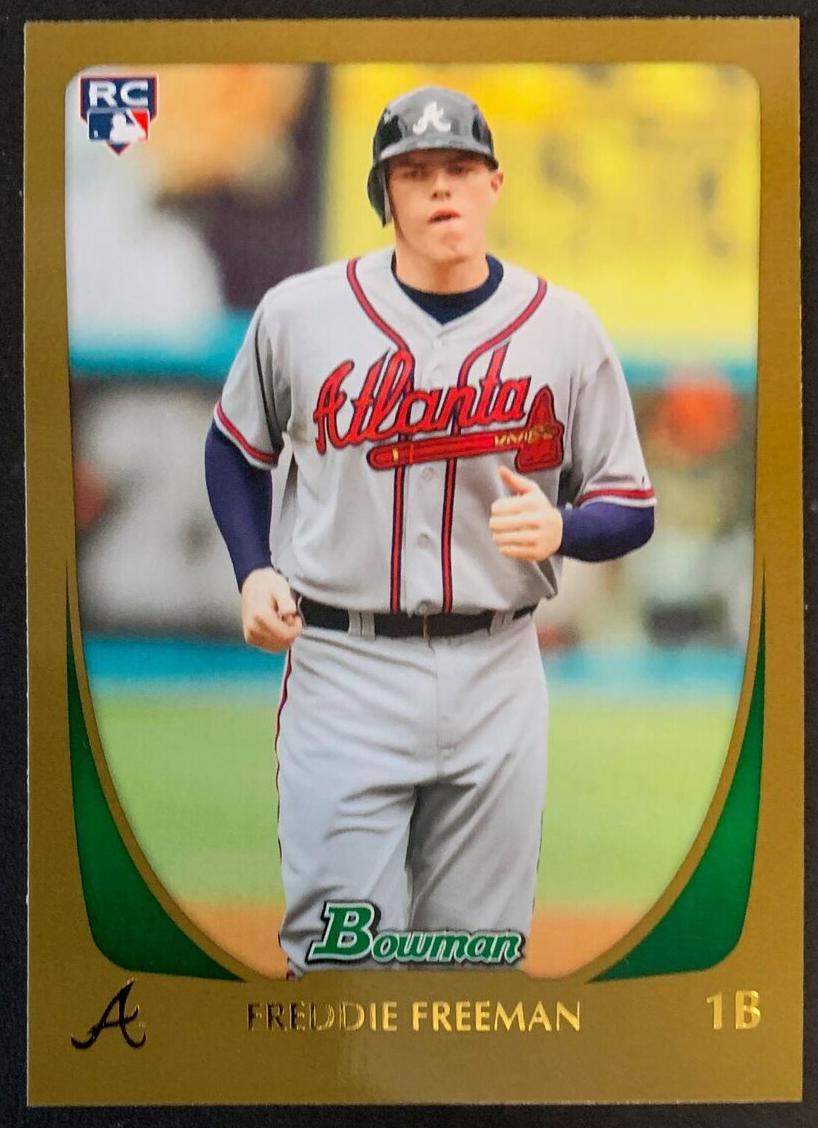 2011 Bowman Freddie Freeman [Gold] #205 card