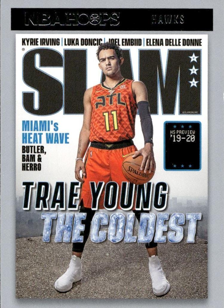 2020 Panini Hoops Trae Young #6 card