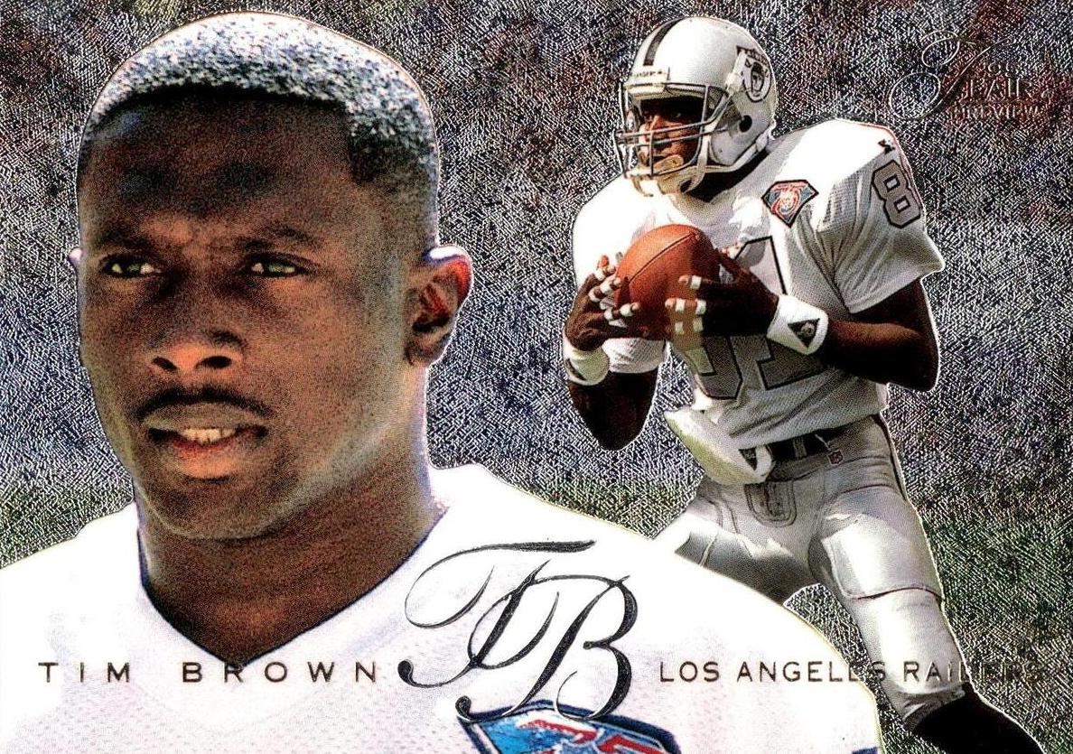 1995 Fleer Tim Brown #16 card