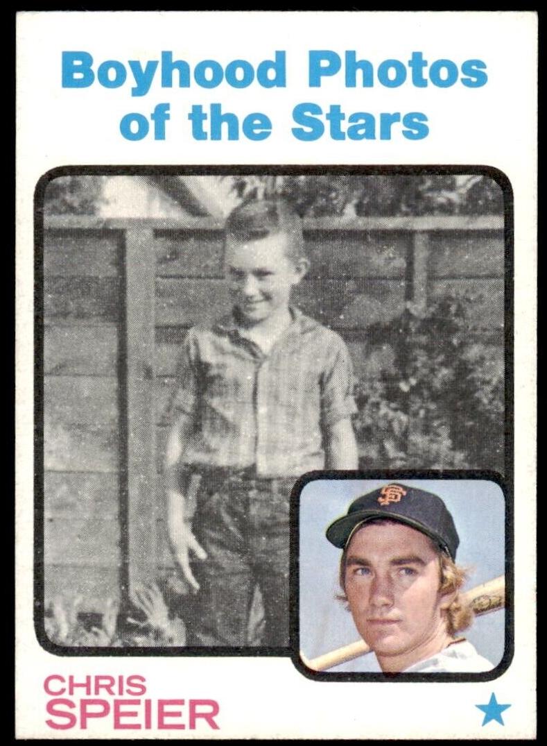 1973 Topps Chris Speier #345 card