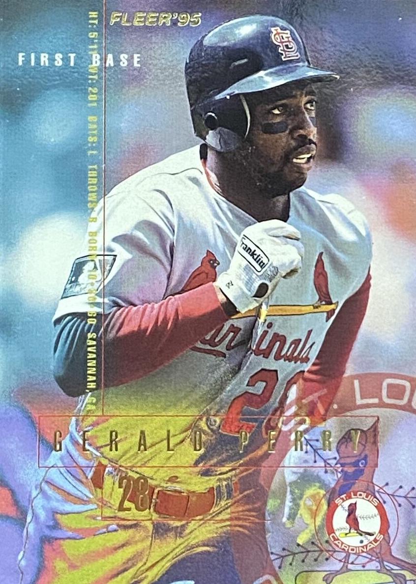 1995 Fleer Gerald Perry #507 card