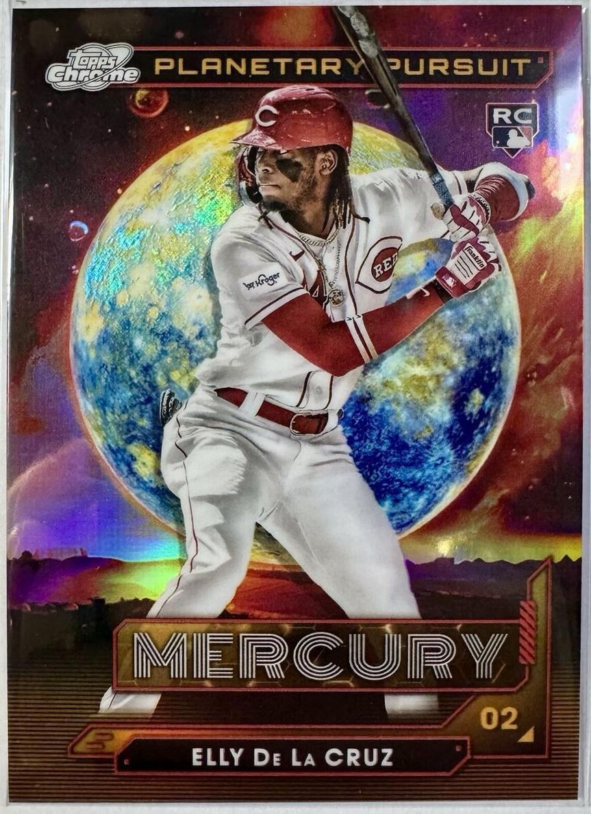 2024 Topps Cosmic Chrome Planetary Pursuit Elly De La Cruz #PPM-4 card