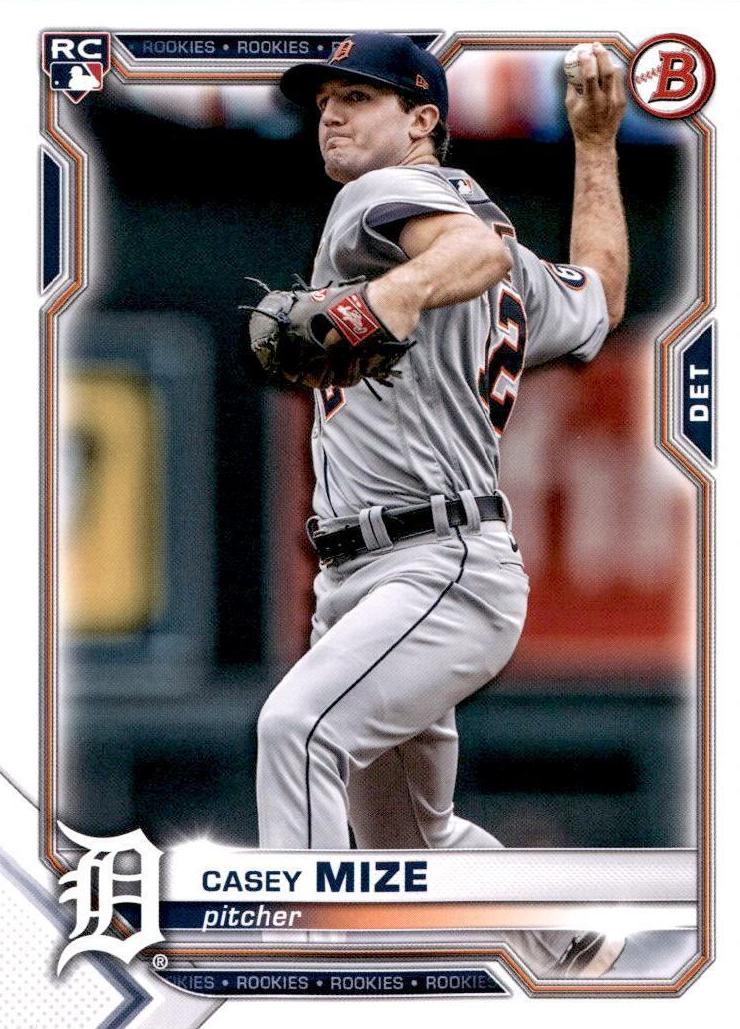 2021 Bowman Casey Mize #31 card