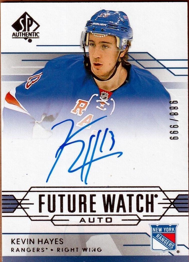 2014 SP Authentic Kevin Hayes #294 card