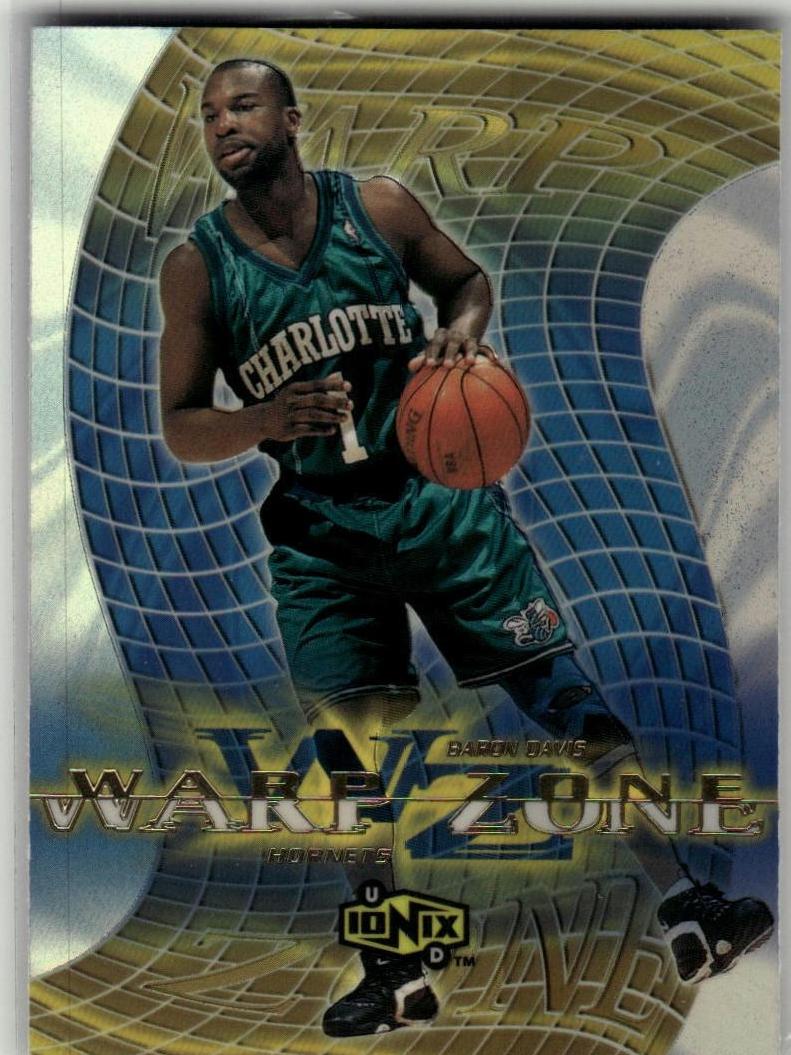 1999 Upper Deck Ionix Baron Davis #WZ10 card