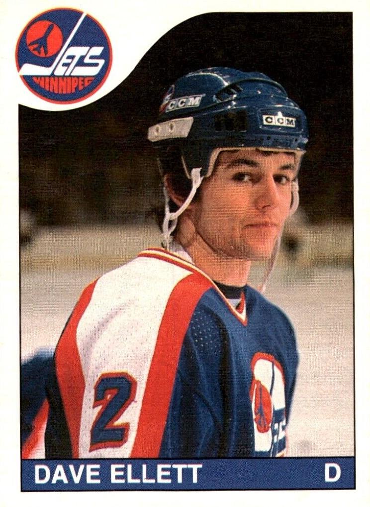 Dave Ellett 1985 O-Pee-Chee Hockey