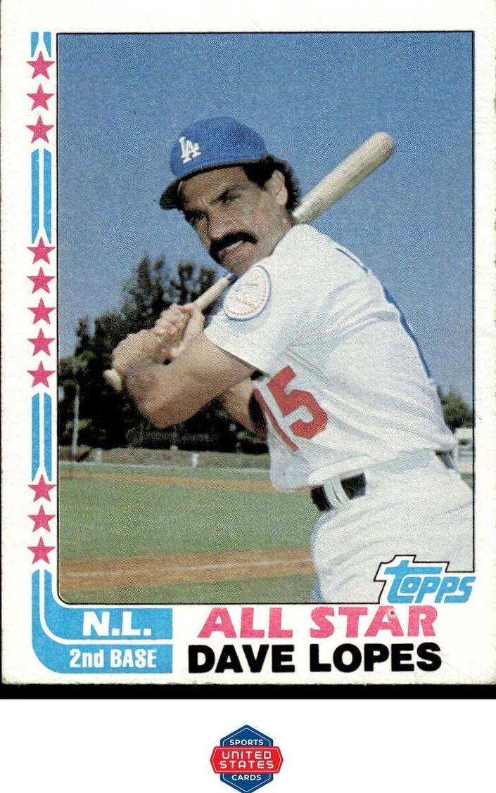 1982 O-Pee-Chee #338 Dave Lopes front