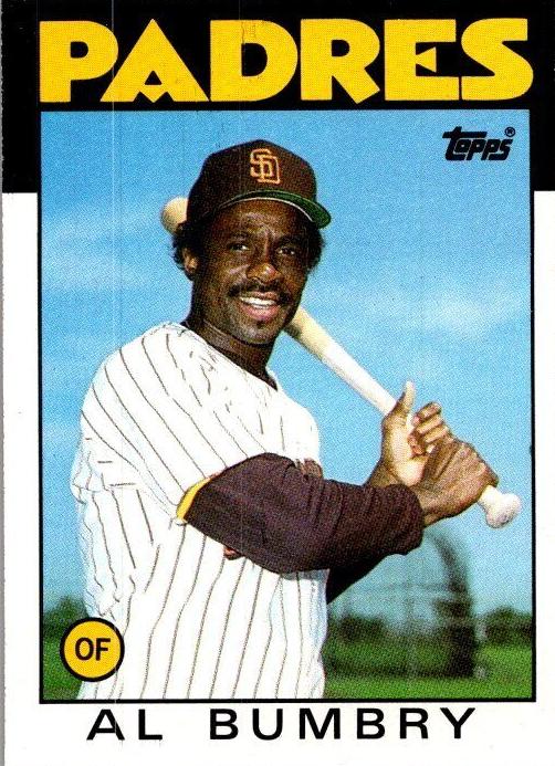 1986 Topps Al Bumbry #583 card