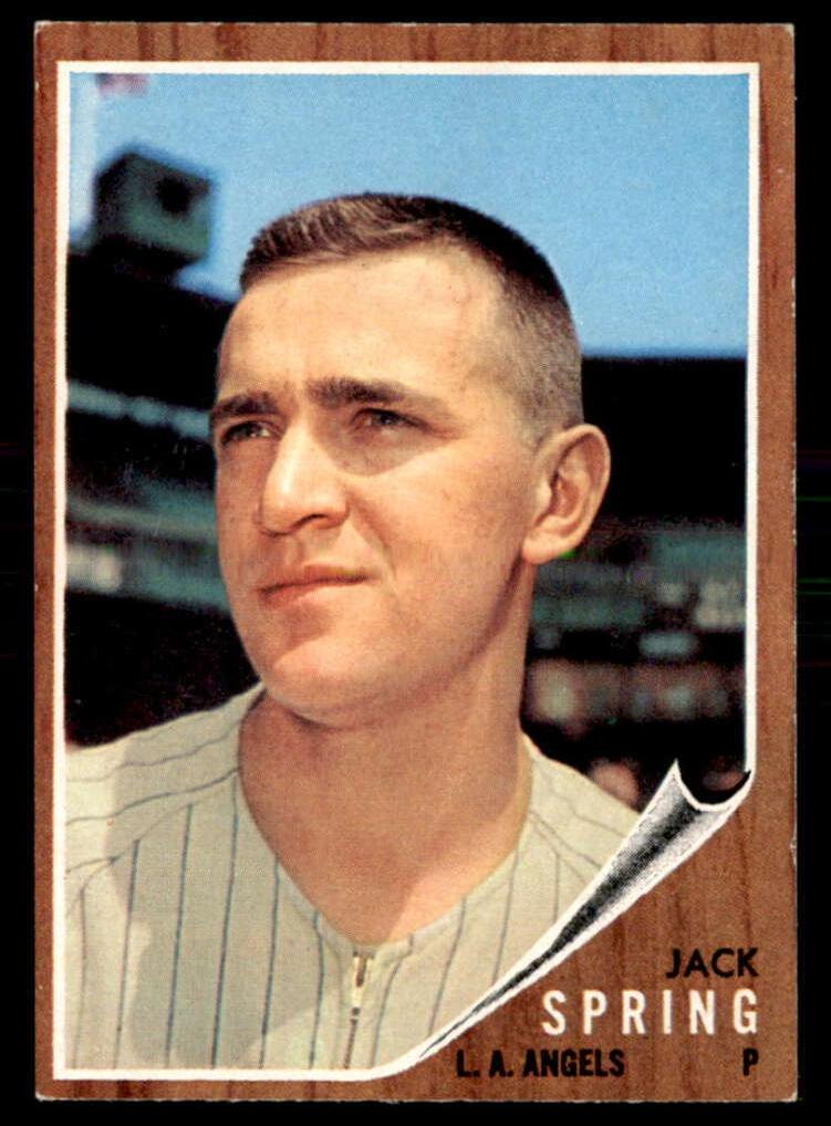 1962 Topps Jack Spring #257 card