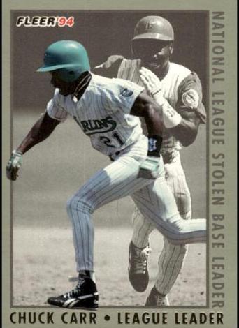 1994 Fleer Chuck Carr #10 card