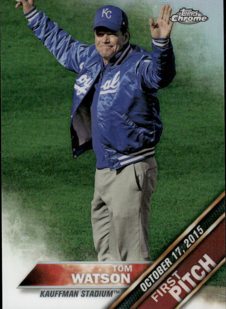 2016 Topps Chrome Tom Watson #FPC-18 card