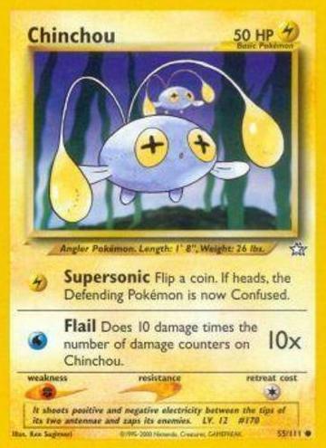Chinchou 2000 Pokemon Neo Genesis