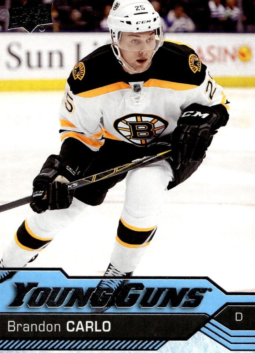 2016 Upper Deck Brandon Carlo #482 card