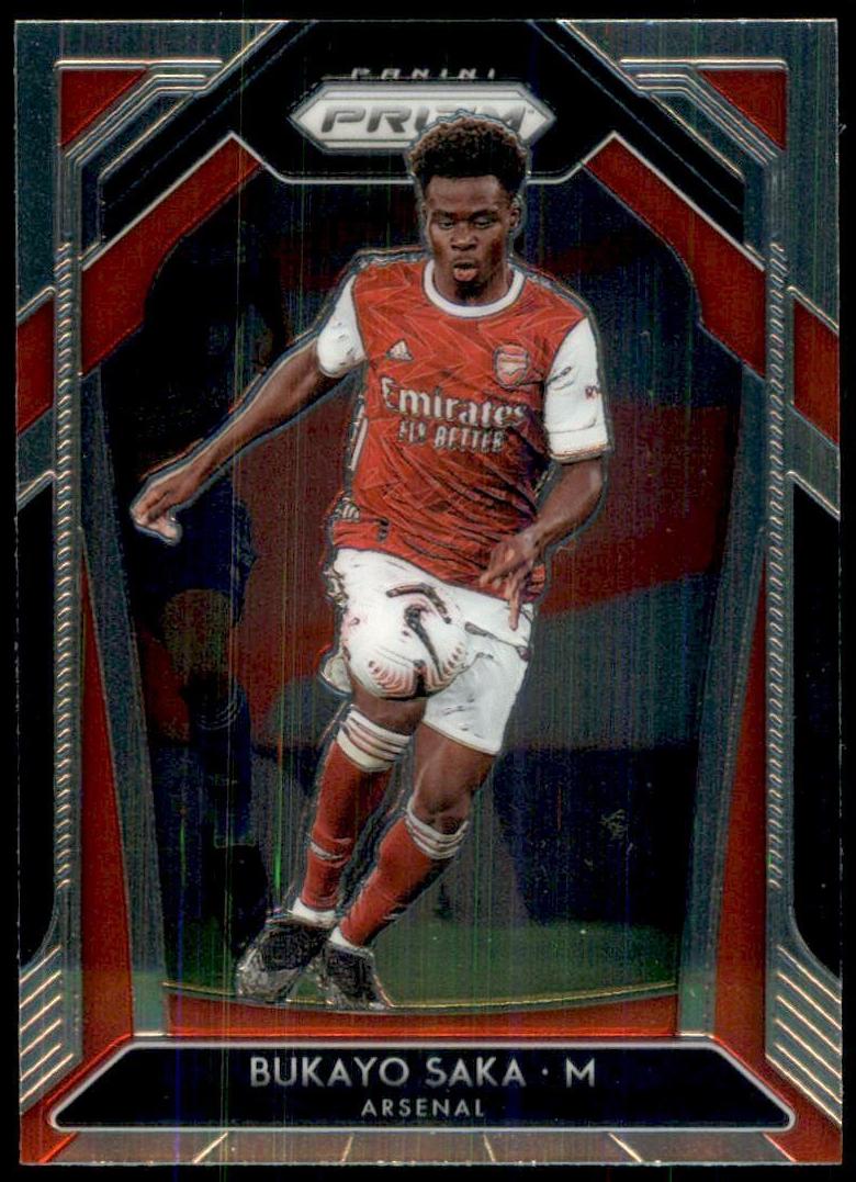 2020 Panini Prizm Premier League Bukayo Saka #40 card
