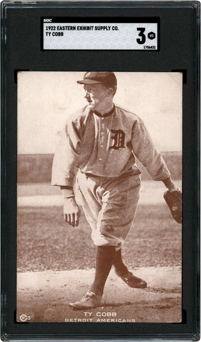1922 Eastern Exhibit Baseball Ty Cobb #NNO PSA 2.5