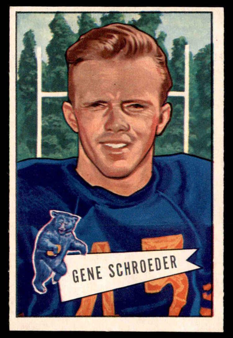 1952 Gene Schroeder #70
