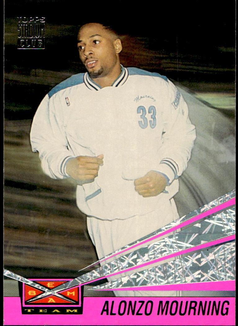1993 Stadium Club Beam Team Alonzo Mourning #10 card