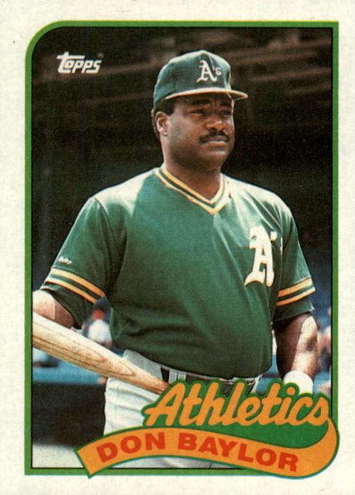 1989 Topps Don Baylor #673 card