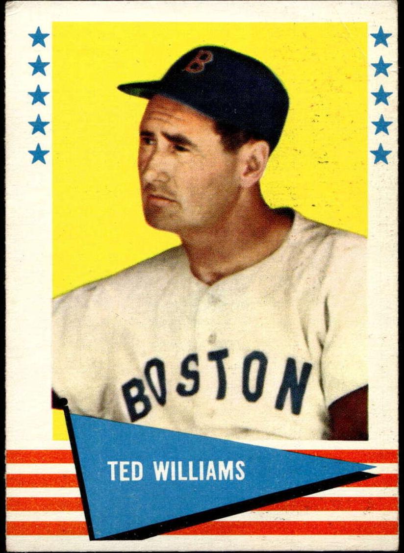 1961 Fleer Red #152 Ted Williams front