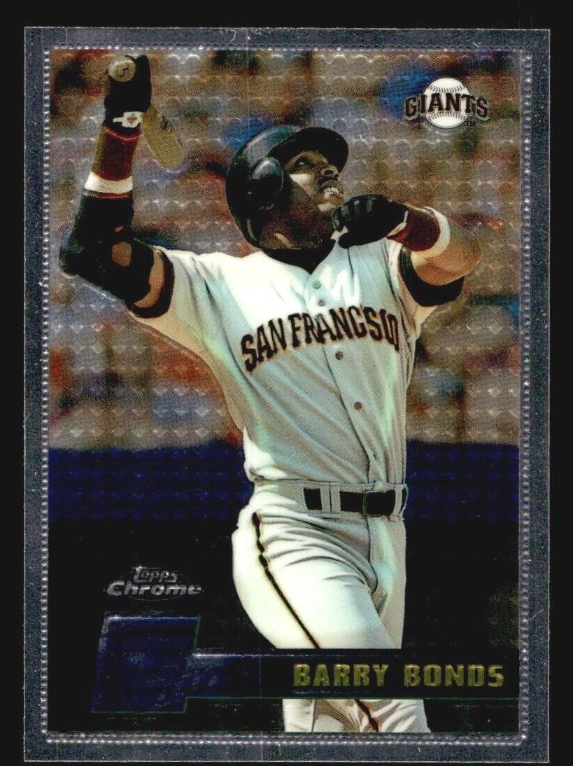 1996 Topps Chrome Barry Bonds #119 card