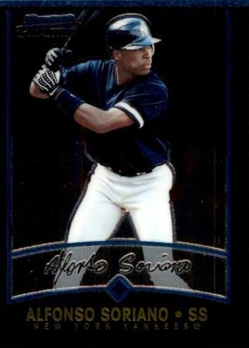 2001 Bowman Chrome Alfonso Soriano #304 card
