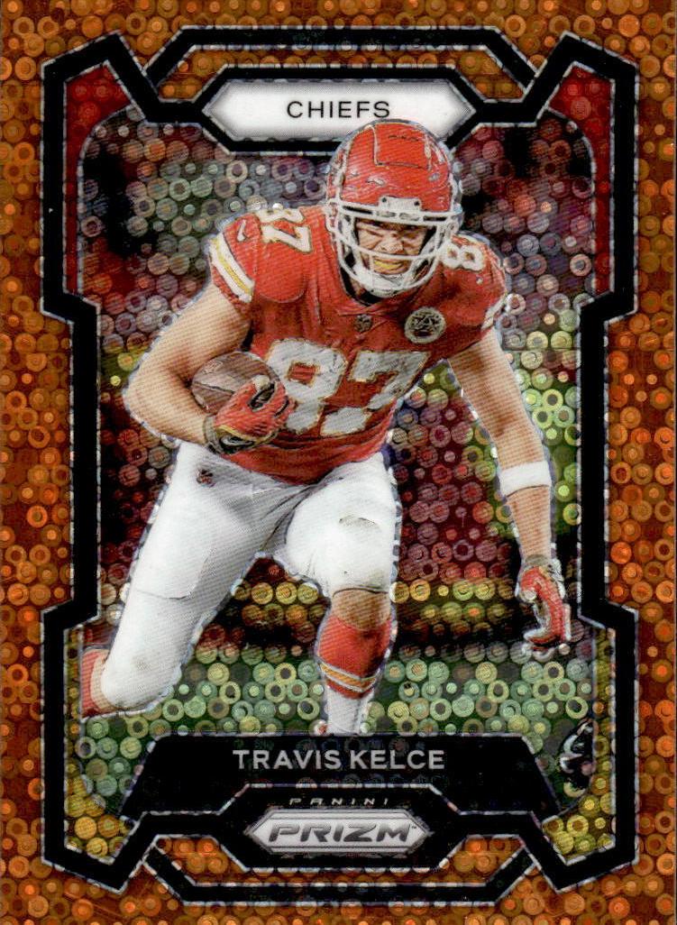 Travis Kelce 2023 Prizm Football card