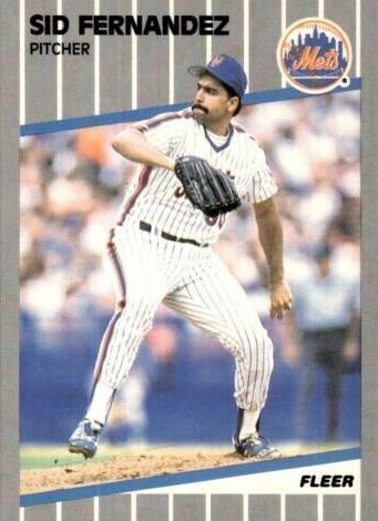 1989 Fleer Sid Fernandez #35 card