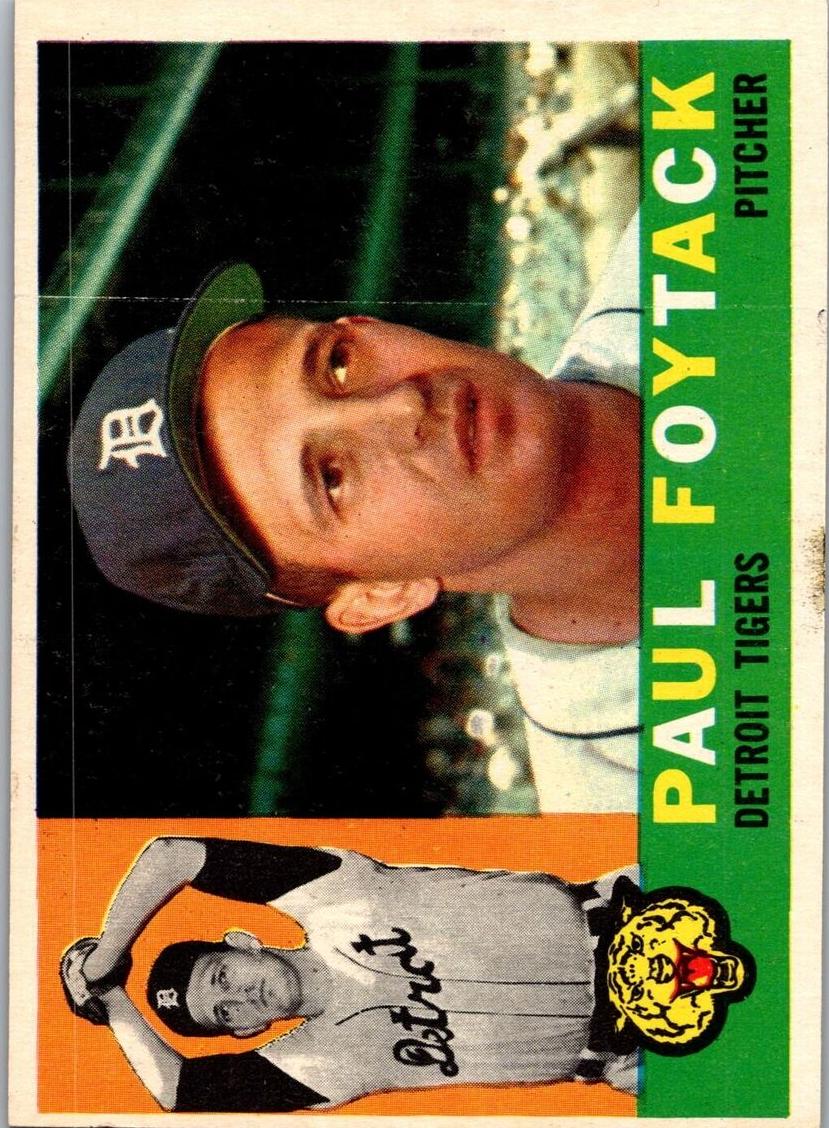 1960 Paul Foytack #364