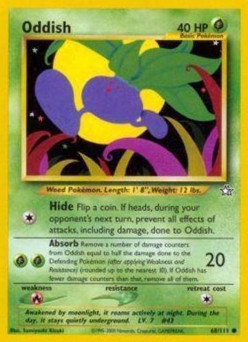 Oddish 2000 Pokemon Neo Genesis