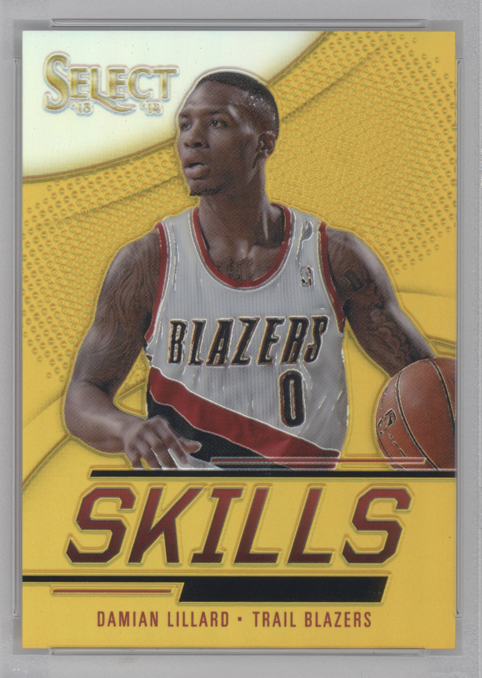 2013 Panini Select Damian Lillard [Gold] #5 card