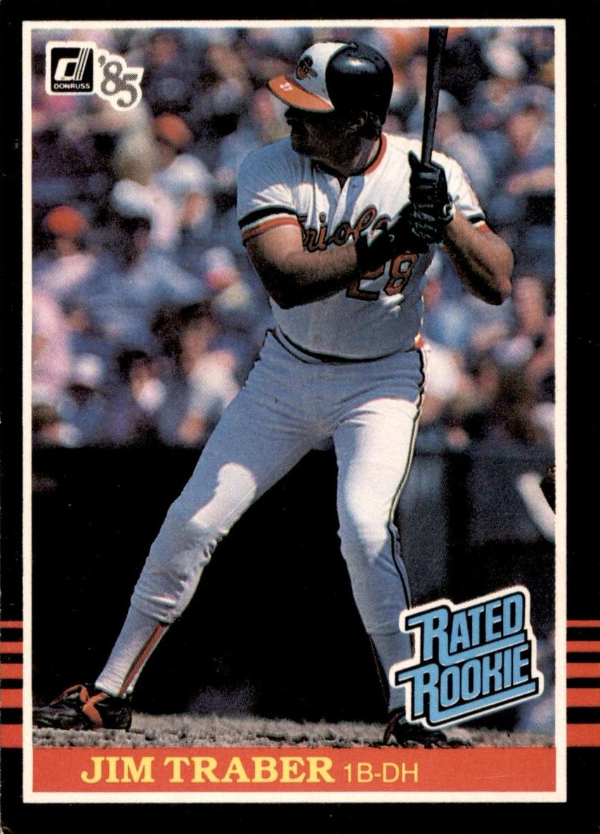Jim Traber 1985 Donruss Baseball
