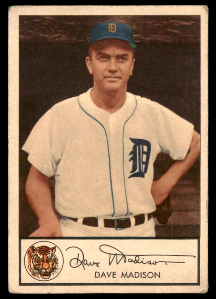 1953 Glendale Hot Dogs Tigers Dave Madison #NNO card