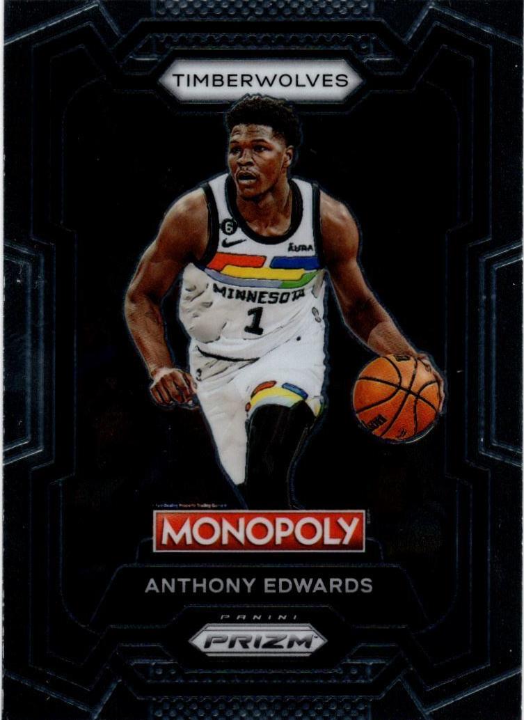 2023 Panini Prizm #52 Anthony Edwards front