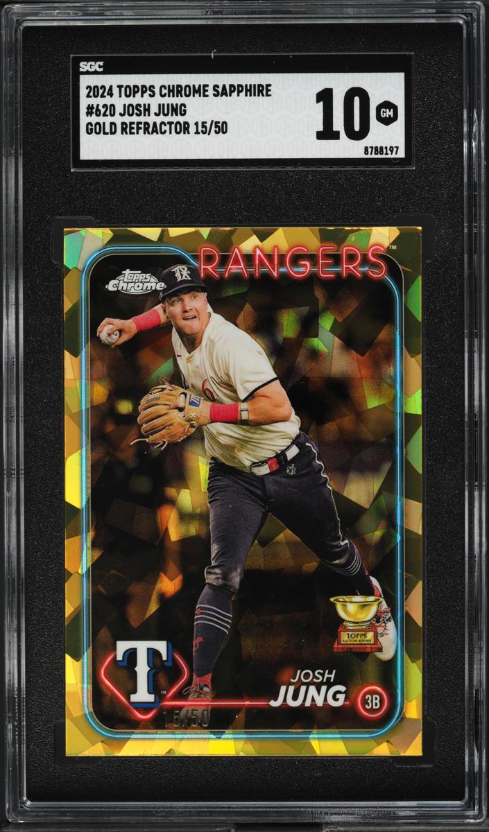 2024 Topps Chrome Sapphire Baseball Gold Josh Jung #620