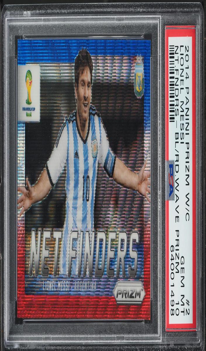 2014 Lionel Messi [Blue & Red Blue Wave] #2