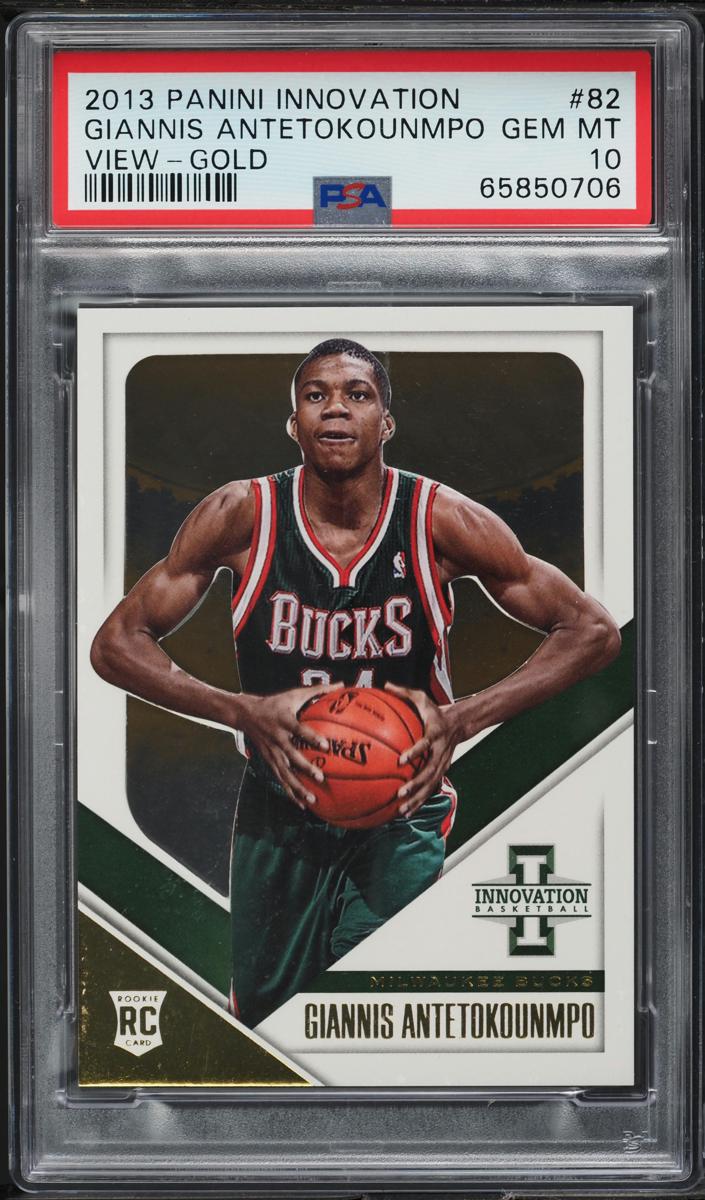 2013 Panini Innovation Giannis Antetokounmpo [Gold] #82 card