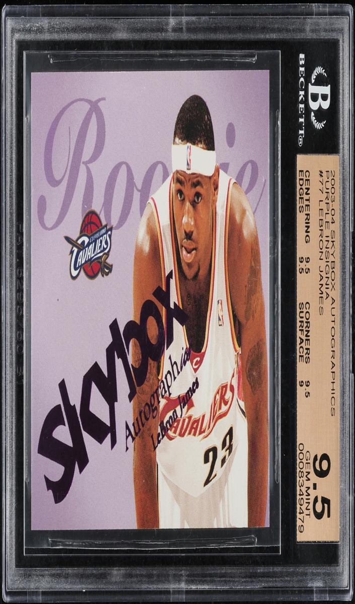 2003 LeBron James [Insignia Purple] #77
