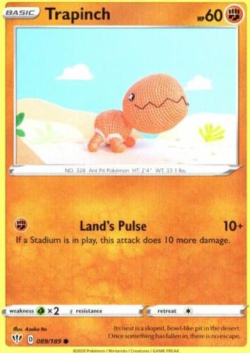 Trapinch 2020 Pokemon Sword & Shield Darkness Ablaze