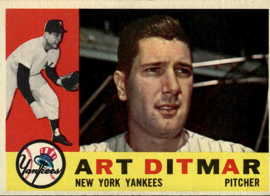 1960 Topps Art Ditmar #430 card
