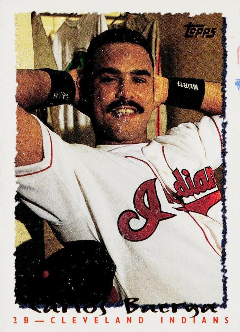 1995 Topps Carlos Baerga #596 card