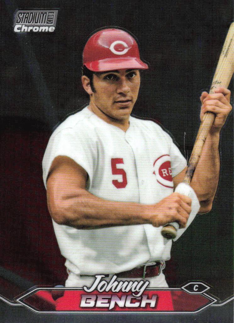 Johnny Bench 2024 Stadium Club card