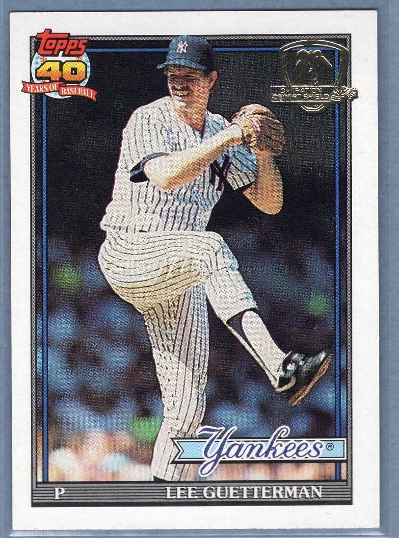 1991 Topps Lee Guetterman #62 card
