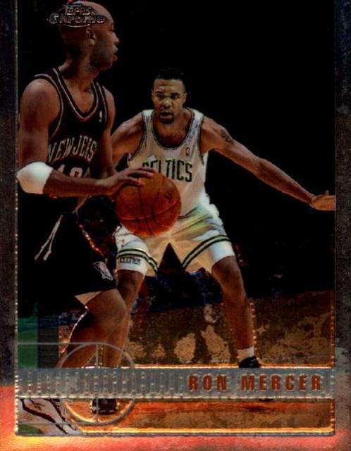 1997 Topps Chrome Ron Mercer #124 card