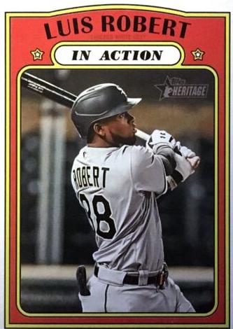 2021 Topps Heritage Luis Robert #34 card