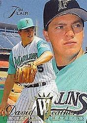 1994 Flair David Weathers #167 card