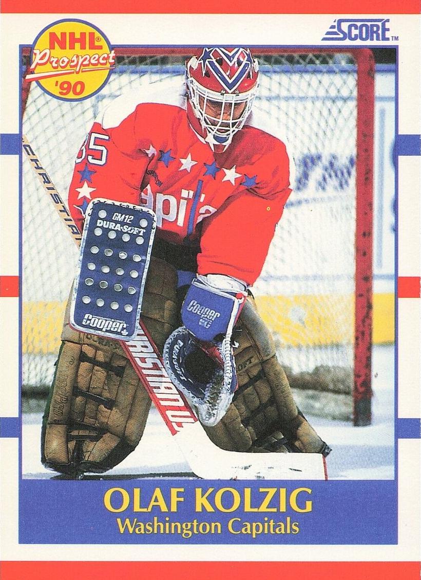 1990 Score Olaf Kolzig #392 card