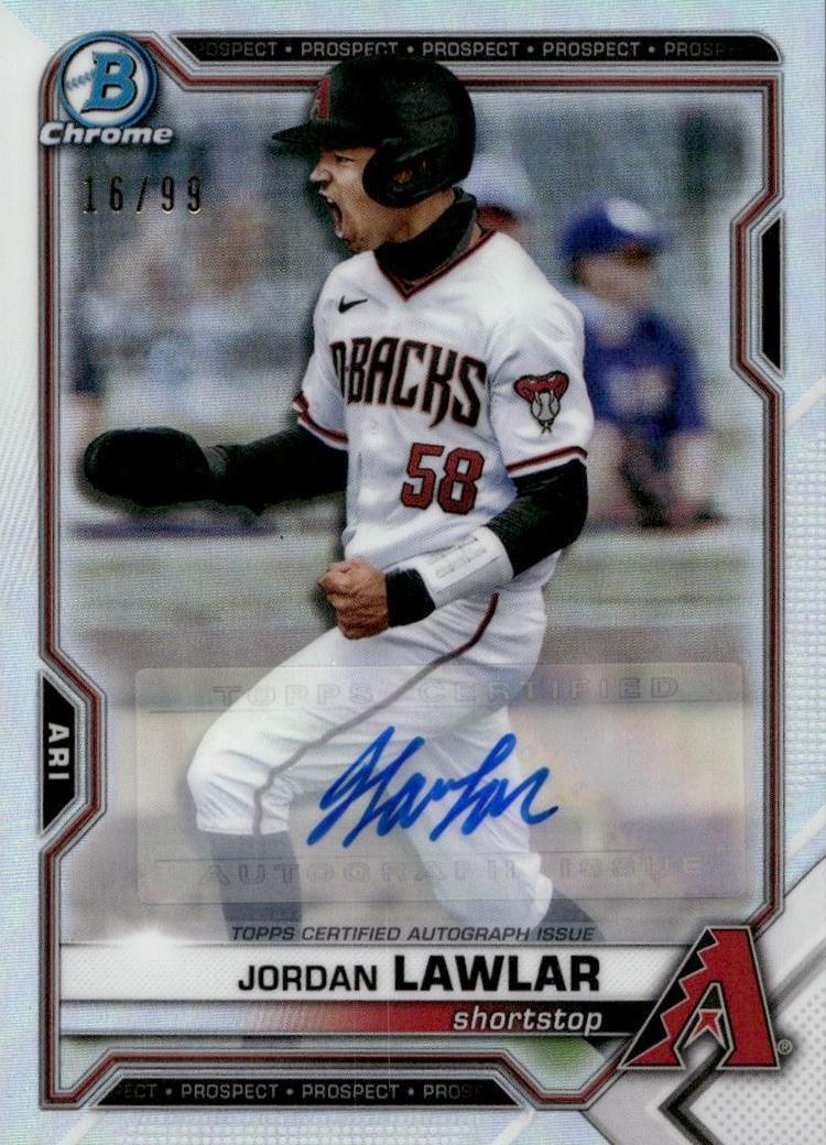 2021 Jordan Lawlar [Refractor] #CDA-JLA