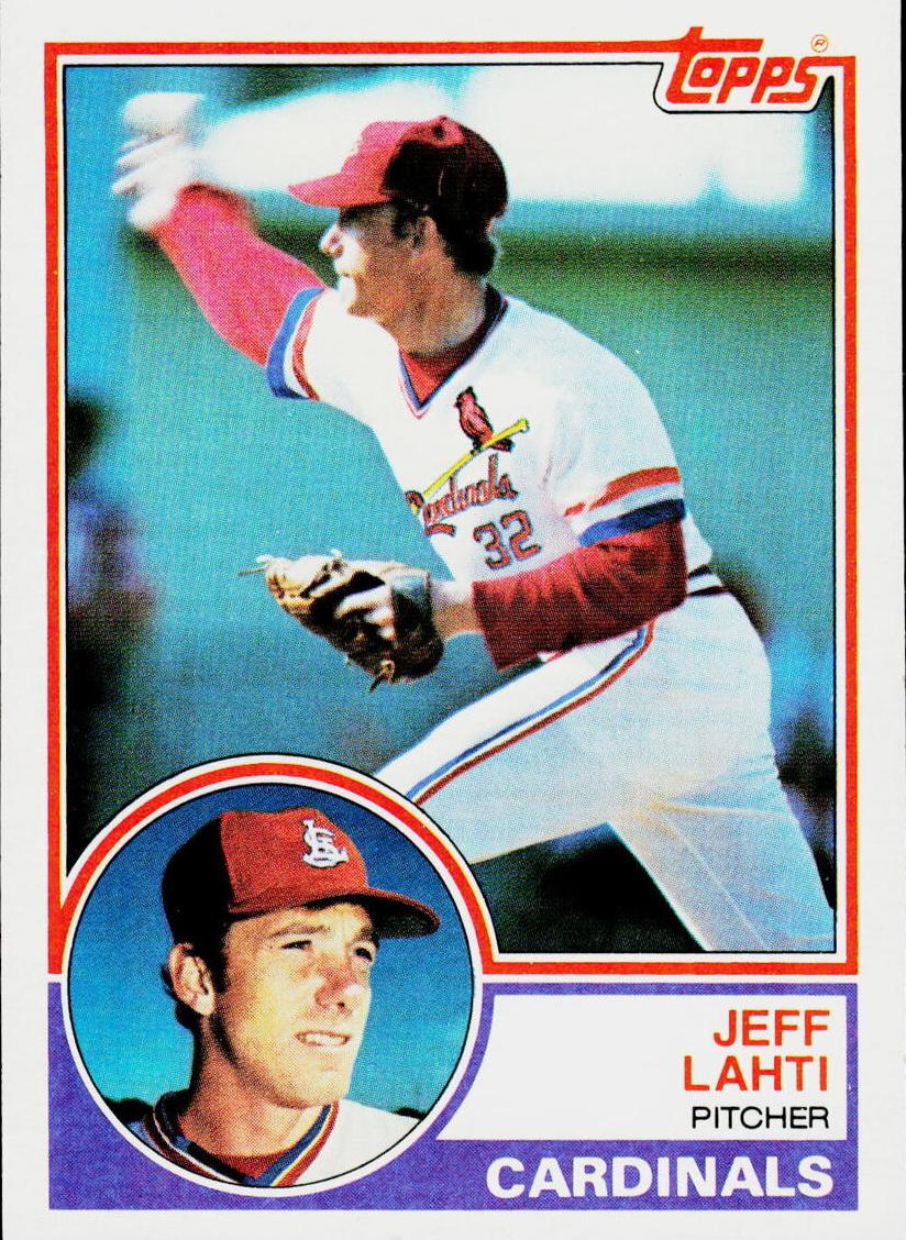 1983 Topps Jeff Lahti #284 card